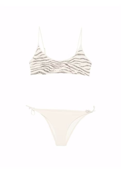 Costume con strass animalier SAINT BARTH | JAI0001 JAIDEN00235L SHINY STRASS ZEBRA1000